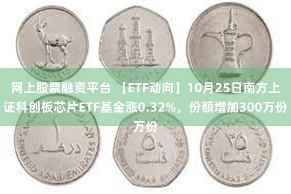 网上股票融资平台 【ETF动向】10月25日南方上证科创板芯片ETF基金涨0.32%，份额增加300万份