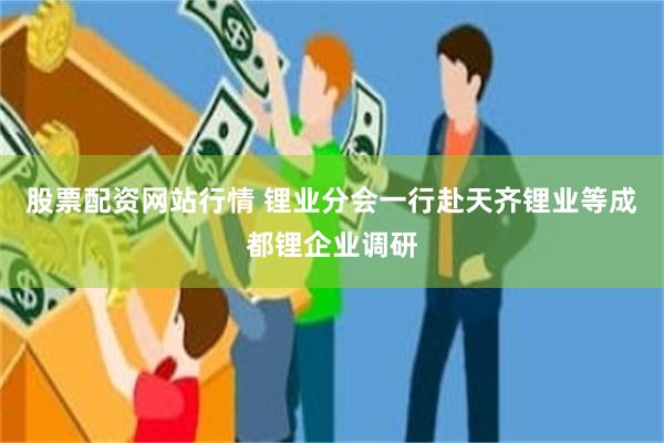 股票配资网站行情 锂业分会一行赴天齐锂业等成都锂企业调研